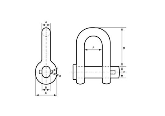 Forelock Joining Shackle